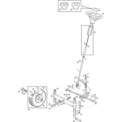 XF 140 HD - 2013-2021 - 2T0220273/13 - Castel Garden Ride On Mower Steering Diagram