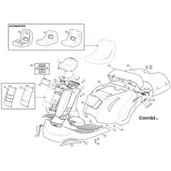 XF 140 HD - 2021-2022 - 2T0220273/MTF - Mountfield Ride On Mower Body Diagram