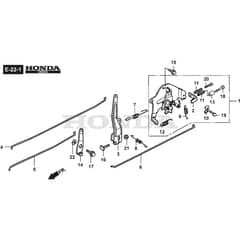 XG 135 HD - 2010-2015 - 2T0410373/F10 - Castel Garden Ride On Mower Controls Diagram