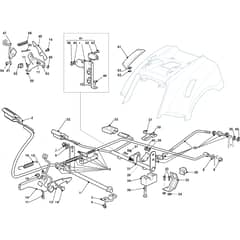 XG 135 HD - 2010-2015 - 2T0410373/F10 - Castel Garden Ride On Mower Gearbox Controls Diagram