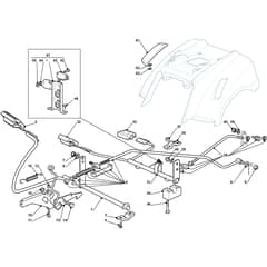 XG 140 HD - 2011-2012 - 2T0420273/10 - Castel Garden Ride On Mower Gearbox Controls Diagram