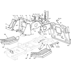 XG 145 HD - 2010 - 2T0420373/UK0 - Castel Garden Ride On Mower Frame Diagram