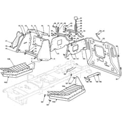 XG 170 HD - 2010-2013 - 2T0430273/10 - Castel Garden Ride On Mower Frame Diagram
