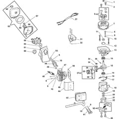 XHJ 550 - 2010-2013 - 252900003/10 - Castel Garden Hedge Trimmer Carburettor Diagram