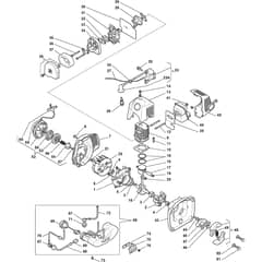 XHM 60 - 2010-2012 - 251460003/09 - Castel Garden Hedge Trimmer Engine Diagram