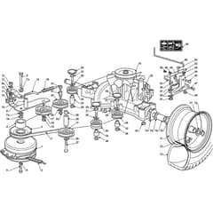 XHX 240 4WD E - 2010 - 2T1525273/10 - Castel Garden Ride On Mower Clutch Diagram