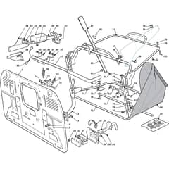 XHX 240 4WD E - 2010 - 2T1525273/10 - Castel Garden Ride On Mower Grasscatcher Diagram
