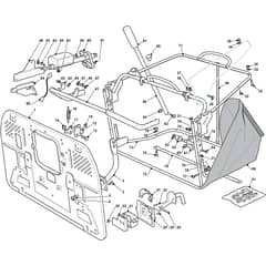 XHX 240 4WD E - 2011-2012 - 2T1525273/11 - Castel Garden Ride On Mower Grasscatcher Diagram