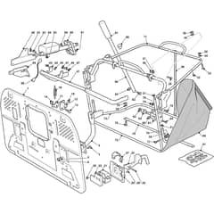 XHX 240 4WD E - 2013-2020 - 2T1525273/12 - Castel Garden Ride On Mower Grasscatcher Diagram