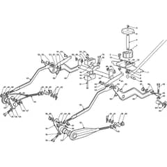 XHXY 240 - 2024-2025 - 2T1515253/MTF - Mountfield Ride On Mower Cutting plate lifting. Diagram