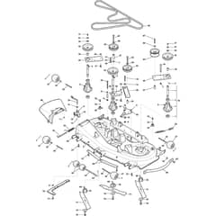 XLHT 270 4WD - 2017-2020 - 2T3040273/C17 - Castel Garden Ride On Mower Cutting Plate Diagram