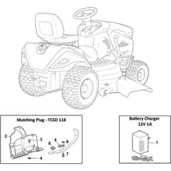 XLHT 270 4WD - 2017-2020 - 2T3040273/C17 - Castel Garden Ride On Mower Optionals Diagram