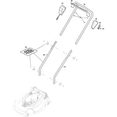 XP 35 - 2019 - 297330063/C19 - Castel Garden Rotary Mower Handle Diagram
