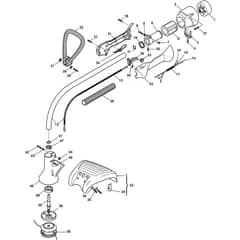 XR 28 - 2004 - 282810003/04 - Castel Garden Trimmer Handle Transmission Diagram