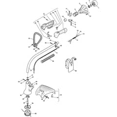 XR 29 S - 2010 - 281410003/09 - Castel Garden Trimmer Handle Transmission Diagram