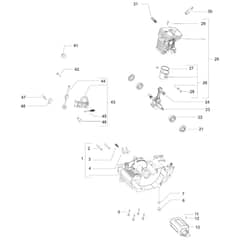 McCulloch XTREME 3.0 - 3.2 - 2007-09 - Engine (2) Parts Diagram
