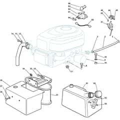 XTY 190 HD - 2017-2022 - 2T0950253/C17 - Castel Garden Ride On Mower Engine Diagram