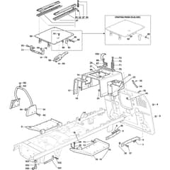 XTY 190 HD - 2021-2023 - 2T0970453/MTF - Mountfield Ride On Mower Frame Diagram