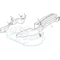 XTY 220 HD - 2017-2018 - 2T0980253/C17 - Castel Garden Ride On Mower Deck Guards Diagram