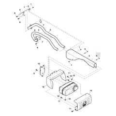 John Deere XUV550 - PC10854 - Muffler - ST563706