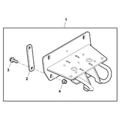 John Deere XUV550 - PC10854 - Front Receiver - ST612381