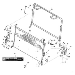 John Deere XUV550 - PC10854 - Seat Frame - ST612387