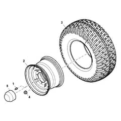 John Deere XUV550 - PC10854 - Wheel - ST613950
