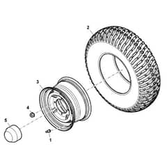John Deere XUV550 - PC10854 - Wheel - ST613956