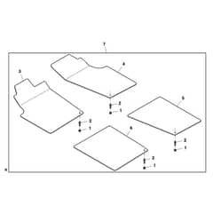 John Deere XUV550 - PC10854 - Floor Mat - ST724013