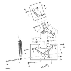John Deere XUV550 - PC10854 - Rear Suspension - ST762750