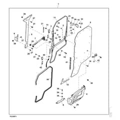 John Deere XUV550 - PC10854 - Door Kit - ST904675