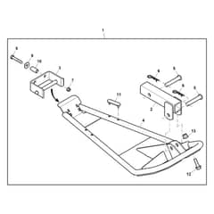 John Deere XUV560 - PC12782 - Blade Mounting - ST775095