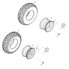 John Deere XUV560 - PC12782 - Wheels - ST847679