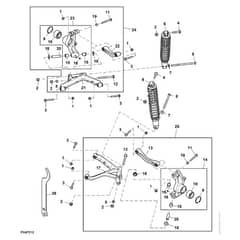 John Deere XUV560 - PC12783 - Rear Suspension - ST845682