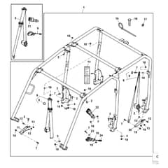 John Deere XUV560 - PC12783 - Rollover Protective - ST847568