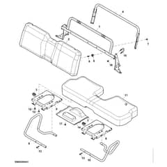 John Deere XUV560 - PC12783 - Seat Assembly - ST847714