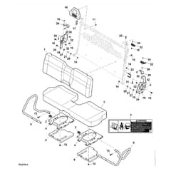 John Deere XUV560 - PC12783 - Seat - ST847715