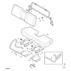 John Deere XUV560 - PC12783 - Seat - ST848665