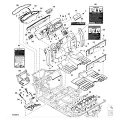 John Deere XUV560 - PC12783 - Instrument Panel - ST848755