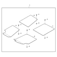 John Deere XUV560 - PC12783 - Mats Kit - ST850511