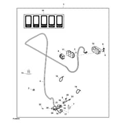 John Deere XUV560 - PC12783 - Switch Bank - ST851362