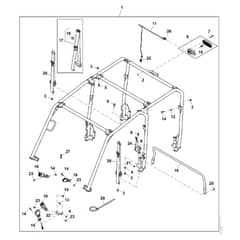 John Deere XUV560 - PC12783 - Rollover Protective - ST867885