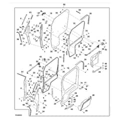 John Deere XUV560 - PC12783 - Door Kit - ST984422