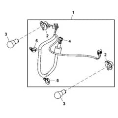 John Deere XUV560E - PC13268 - Headlight Wiring - ST1025826