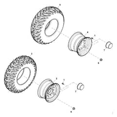 John Deere XUV560E - PC13268 - Wheels - ST847679