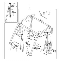 John Deere XUV560E - PC13268 - Rollover Protective - ST901013