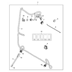 John Deere XUV560E - PC13269 - Rear Roof - ST855607