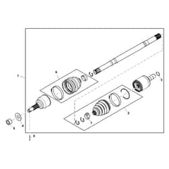 John Deere XUV560E - PC13269 - Front Axle - ST890036