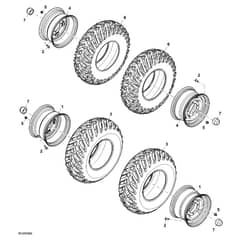 John Deere XUV560E - PC13269 - Wheels ( - 030000) - ST891349