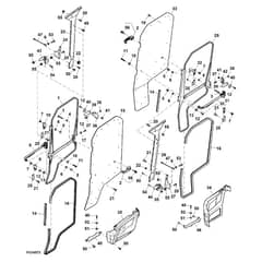 John Deere XUV560E - PC13269 - Rear Door - ST927824